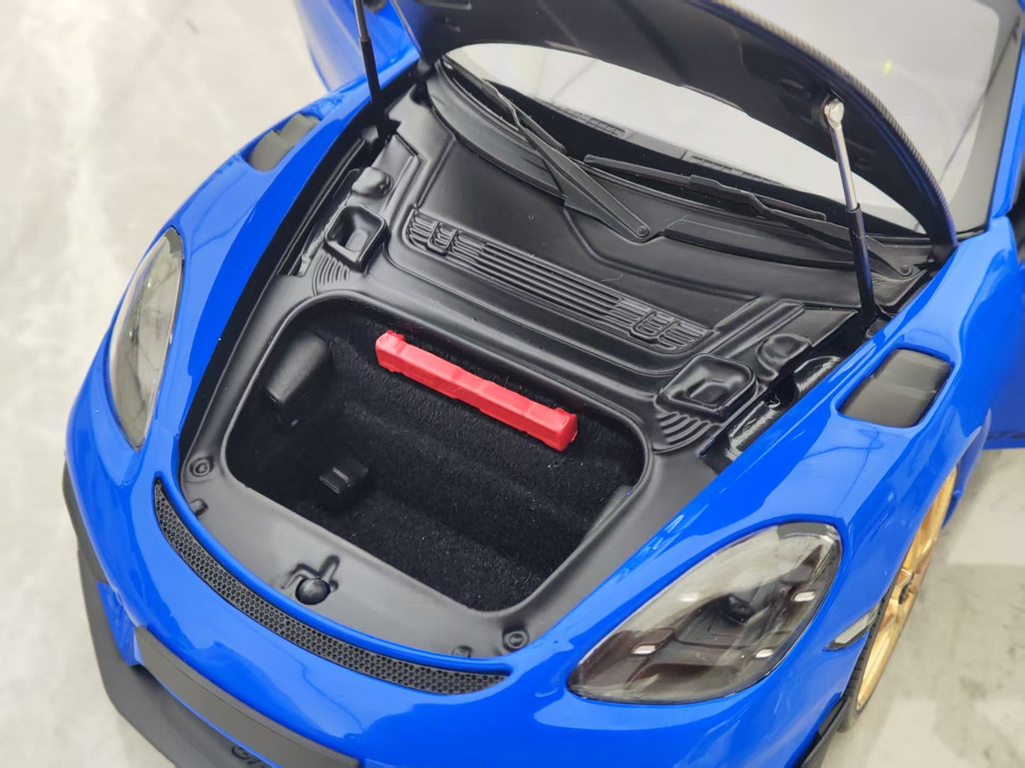 MINICHAMPS 1/18 Porsche 718 GT4RS blue alloy car model 110062121