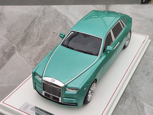 SC 1/18 Rolls-Royce Phantom VIII Emerald Green Simulation Car Model JS-SC004