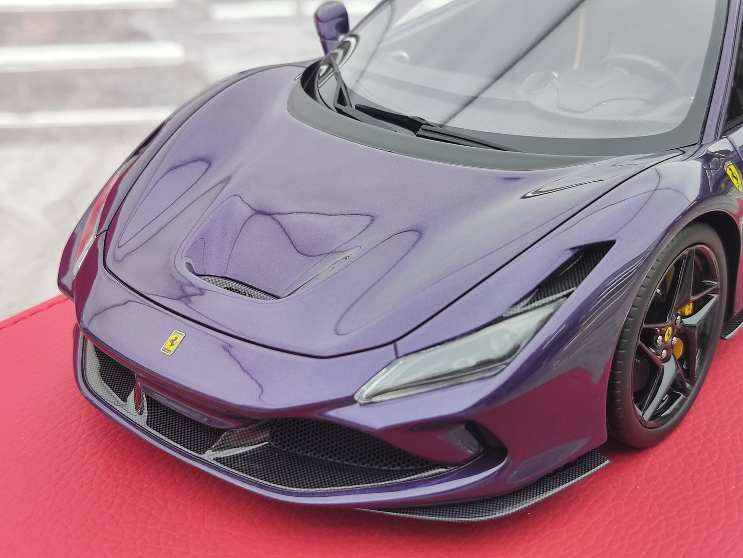 BBR 1/18 Ferrari F8 Hong Kong Purple Limited Edition Simulation Model Car P18171D-25