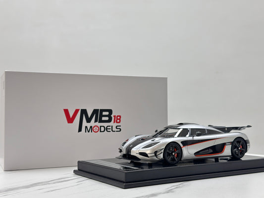 VMB 1/18 Koenigsegg ONE 1 Silver VMB058