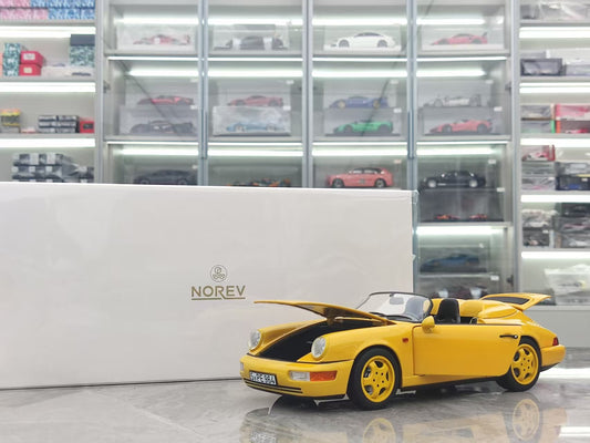 NOREV 1/18 Porsche 911 Speedster Yellow Alloy Model 187130