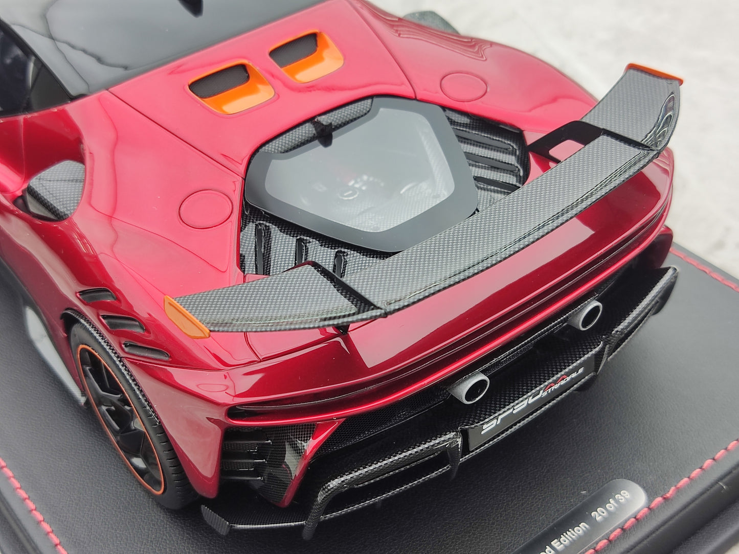 STRADA MODELLO 1/18 Ferrari SF90 XX Metallic Red Car Model STR002