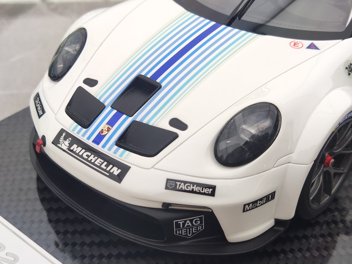 VIP 1/18 Porsche 911 GT3 CUP White Blue Livery VIP177