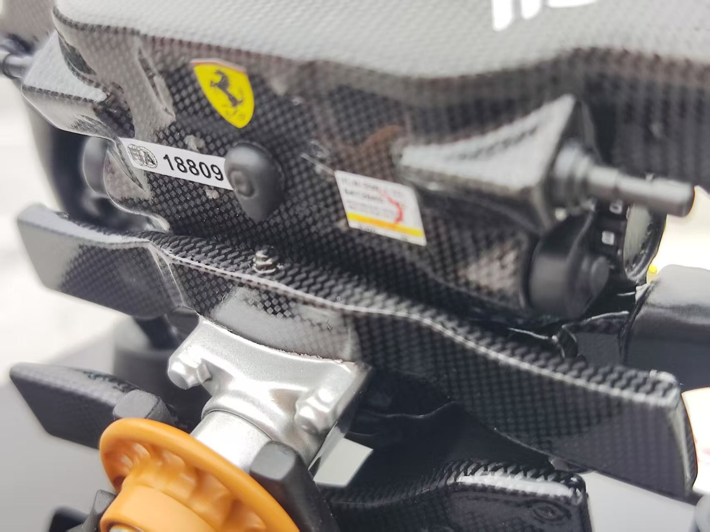 Amalgam 1/4 scale Ferrari SF23 steering wheel, black, M6216-SC2