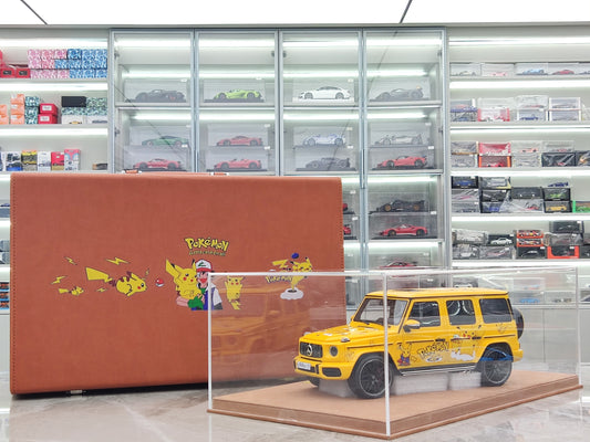 VIP 1/18 Mercedes-Benz G63 Pikachu Set Simulated Car Model JS-VIP001