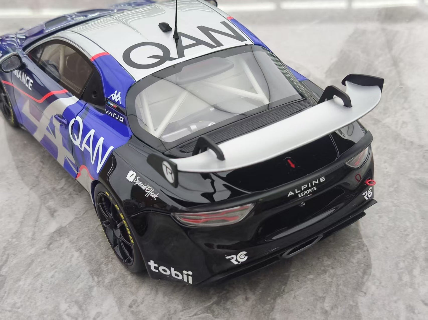 OTTO 1/18 ALPINE A110 GT4 EVO Blue Resin Model Decoration OT1160