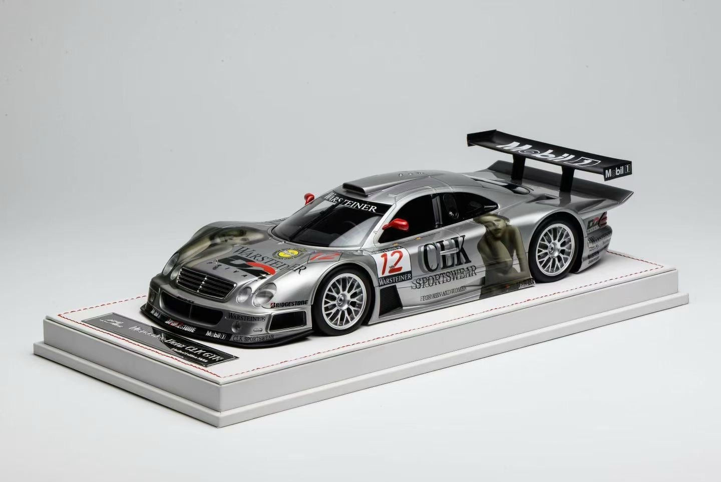 IVY 1/18 Mercedes-Benz CLK GTR 1997 racing car model figurine