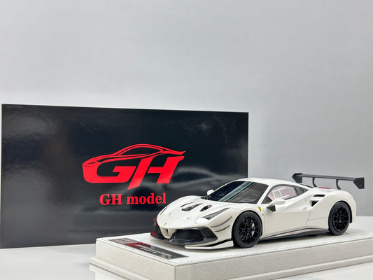 GH MODEL 1/18 Ferrari 488 Challenge Evo Pearl White GH021