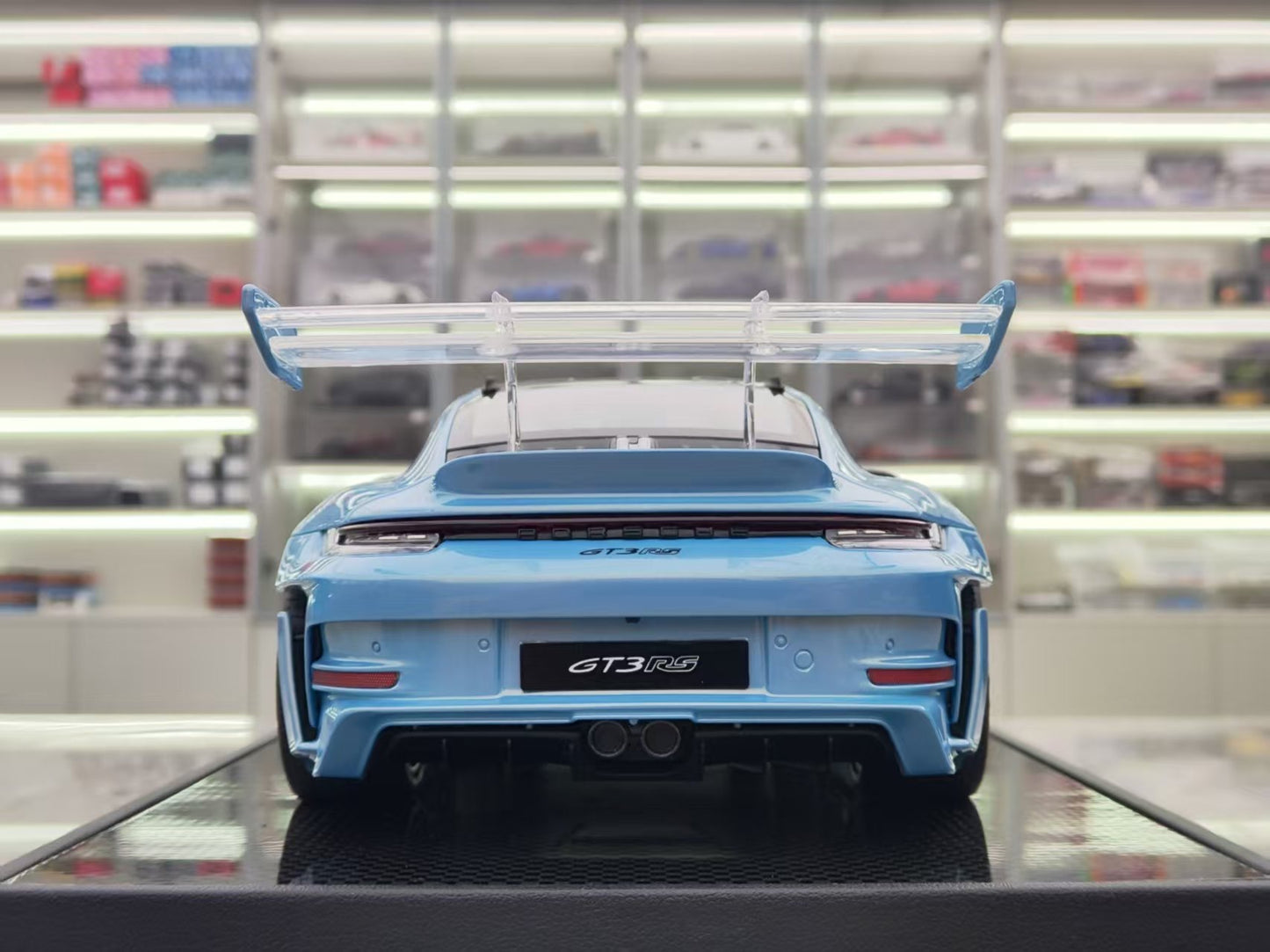 TIMOTHY&PIERRE 1/18 Porsche 992 GT3RS Blue Limited Edition Car Model TP181