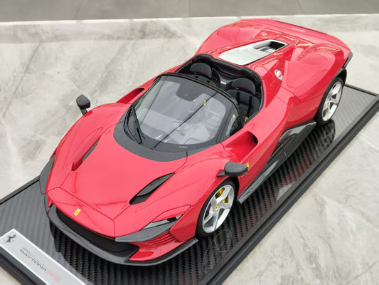 BBR 1/12 Ferrari Daytona SP3 Standard Red Simulation Model Car BBR1217C1