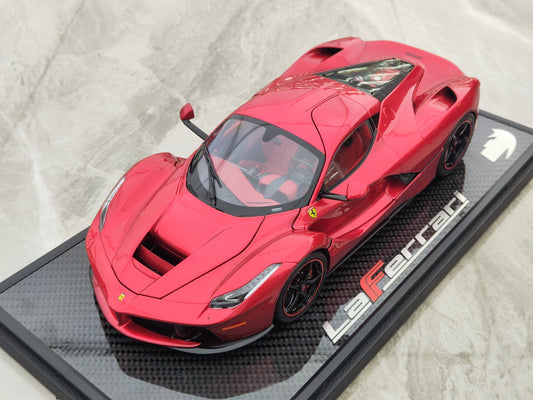 BBR 1/18 Ferrari LaFerrari Hamilton with base alloy car model BBR1822H8CH1