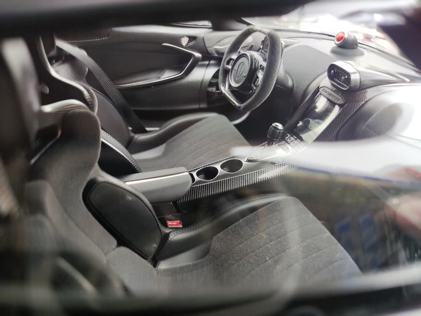 FRONTIART 1/8 Koenigsegg JESKO absolute black high-end car model ornaments FA169