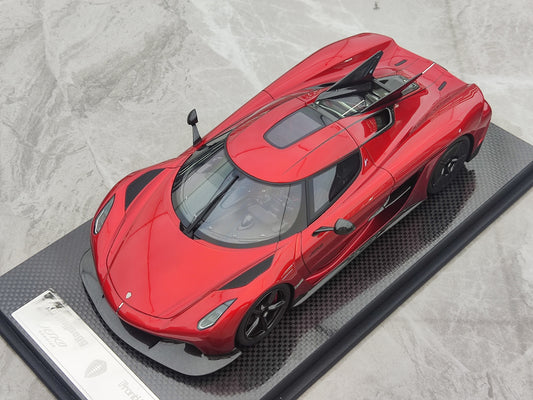 FRONTIART 1/18 Koenigsegg Jesko Absolut Apple Red Limited Edition Collectible Model Car FA160
