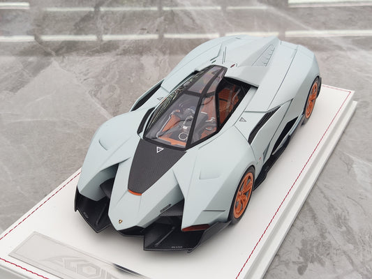 CE 1/18 Lamborghini Egoista Matte Gray Resin Car Model JS-CE003