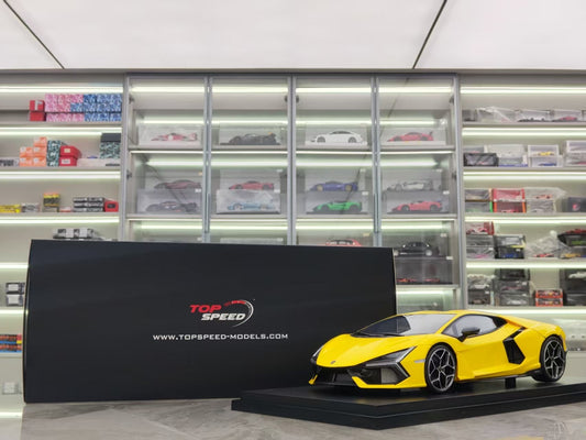 Topspeed 1/18 Lamborghini Revuelto Giallo Resin Model TS0620