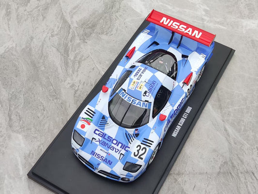 GT Spirit 1/18 Nissan R390 GT1 LE MANS 1998 Blue GT529