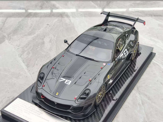 CE 1/18 Ferrari 599 XX EVO #78 Black Resin Model JS-CE016
