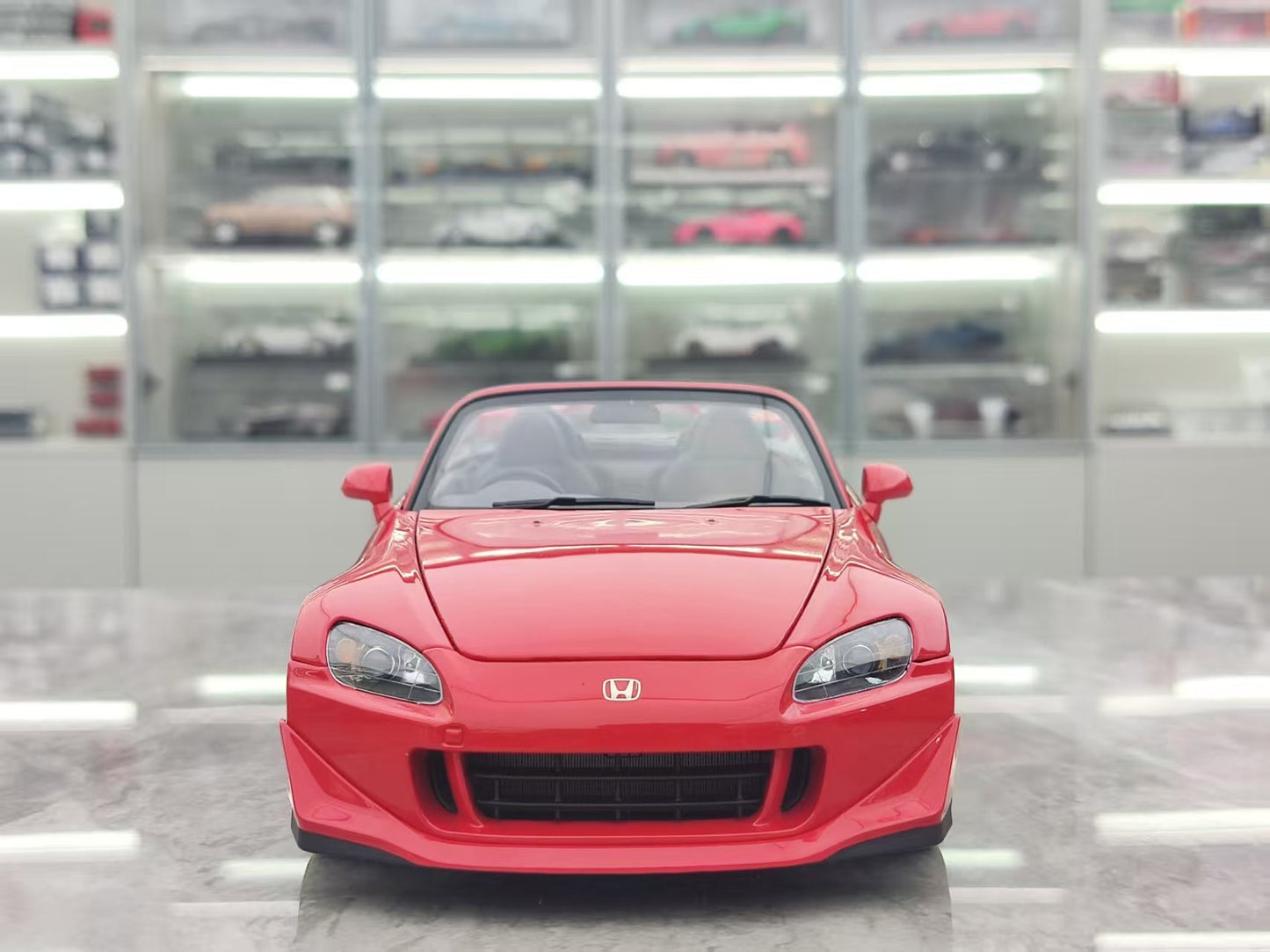 MOTORHELIX 1/18 Honda S2000 TYPE S 2007 New Formula Red MH322