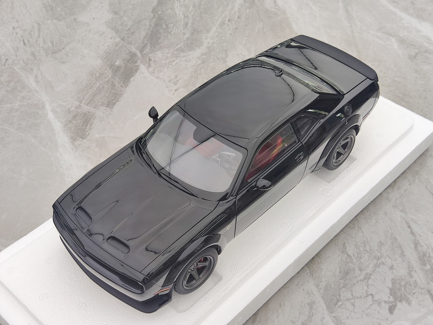 AUTO Art 1/18 Dodge Challenger SRT Super Stock 2023 Black 71765