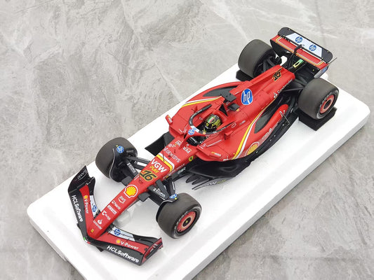 BBR 1/18 Ferrari SF-24 Leclerc 2024 Italian GP Winner, Red BBR241816D