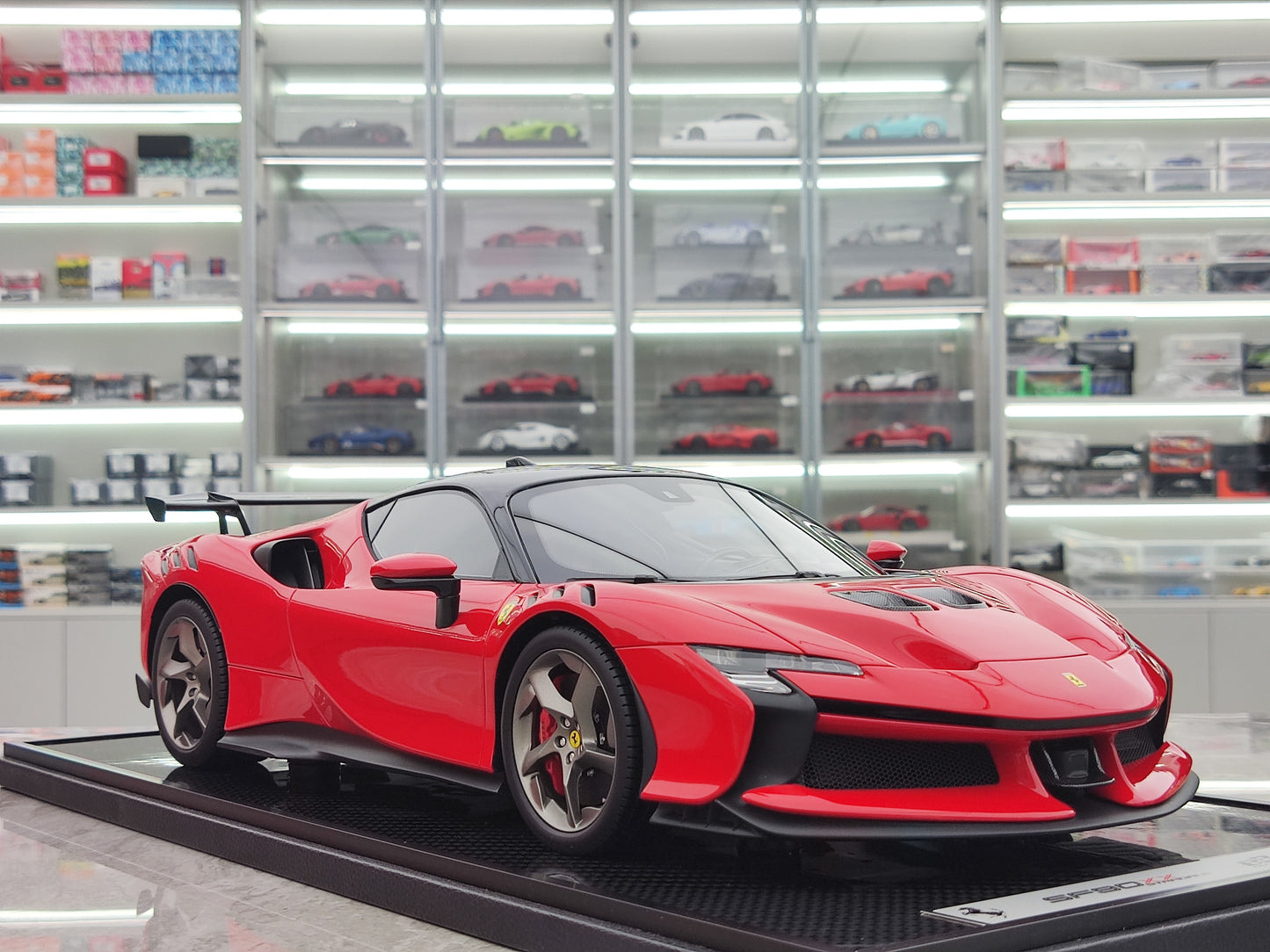 BBR 1/12 Ferrari SF90 XX Stradale Red Limited Edition Simulation Model Car BBR1220C