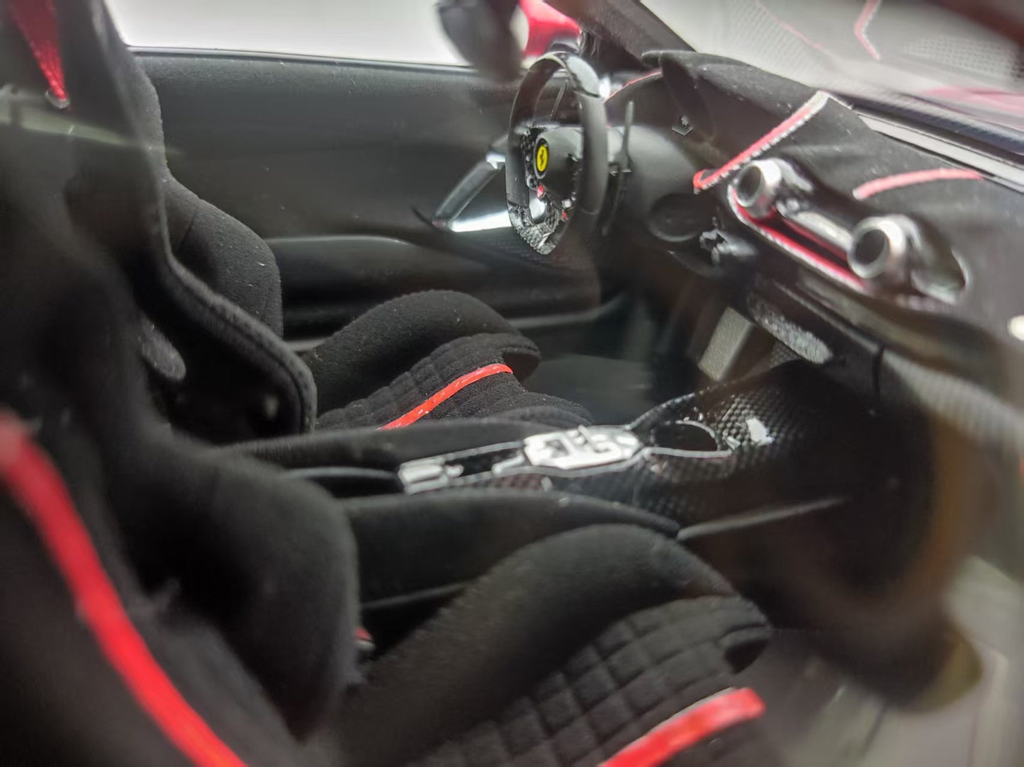 TE 1/18 Ferrari 812 Competizione Metallic Red Collectible Model JS-TE003