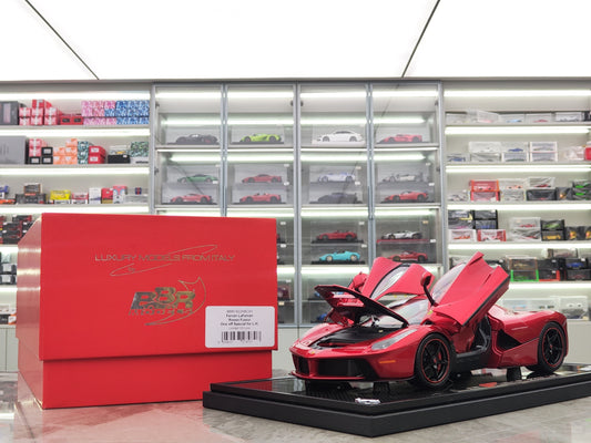 BBR 1/18 Ferrari LaFerrari Hamilton with base alloy car model BBR1822H8CH1