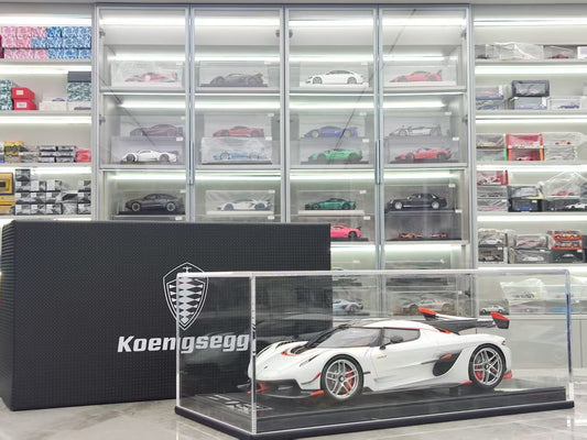 FRONTIART 1/18 Koenigsegg Jesko 7391 White Car Model FA168