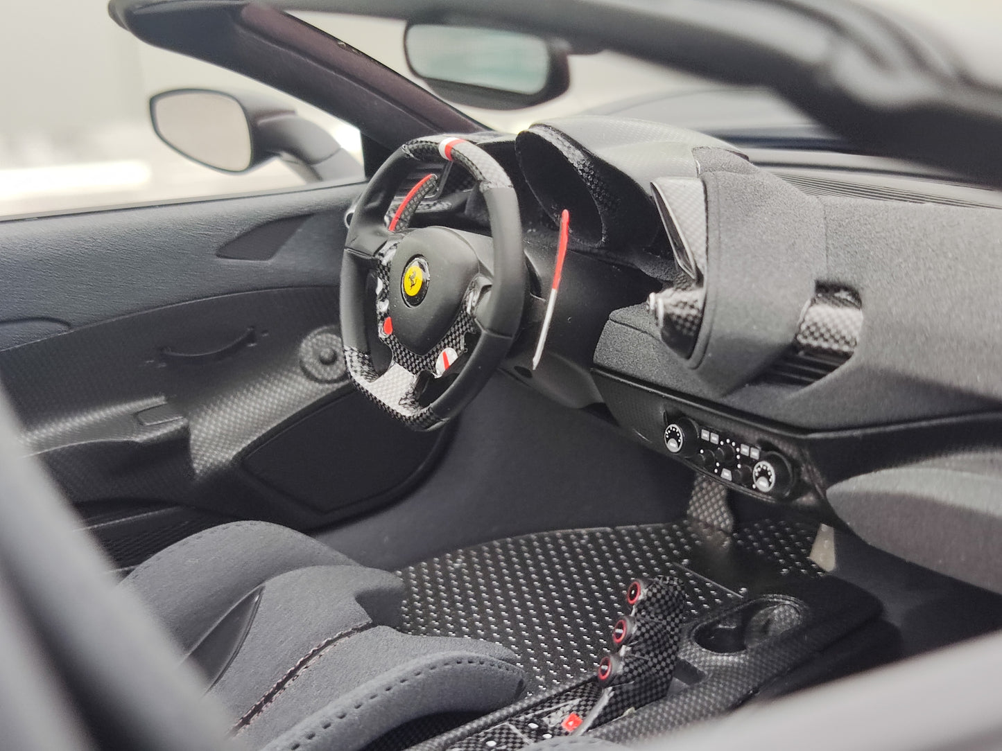 BBR 1/12 Ferrari 488 Pista Spider Leclerc Matte Black BBR1225CL