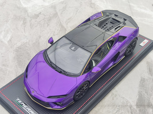 MR 1/18 Lamborghini New Huracan Temerario AP Package Edition Parrot Purple LAMBO062F