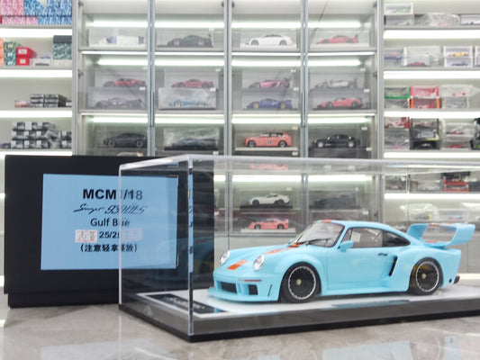 MCM 1/18 Porsche Singer DLS Turbo Acrylic Base with Bay/High Spoiler MCM013