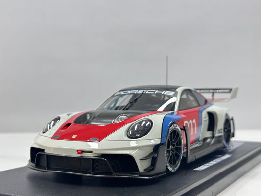 GT Spirit 1/18 Porsche 911 (992) GT3 R Rennsport White/Red Livery GT495