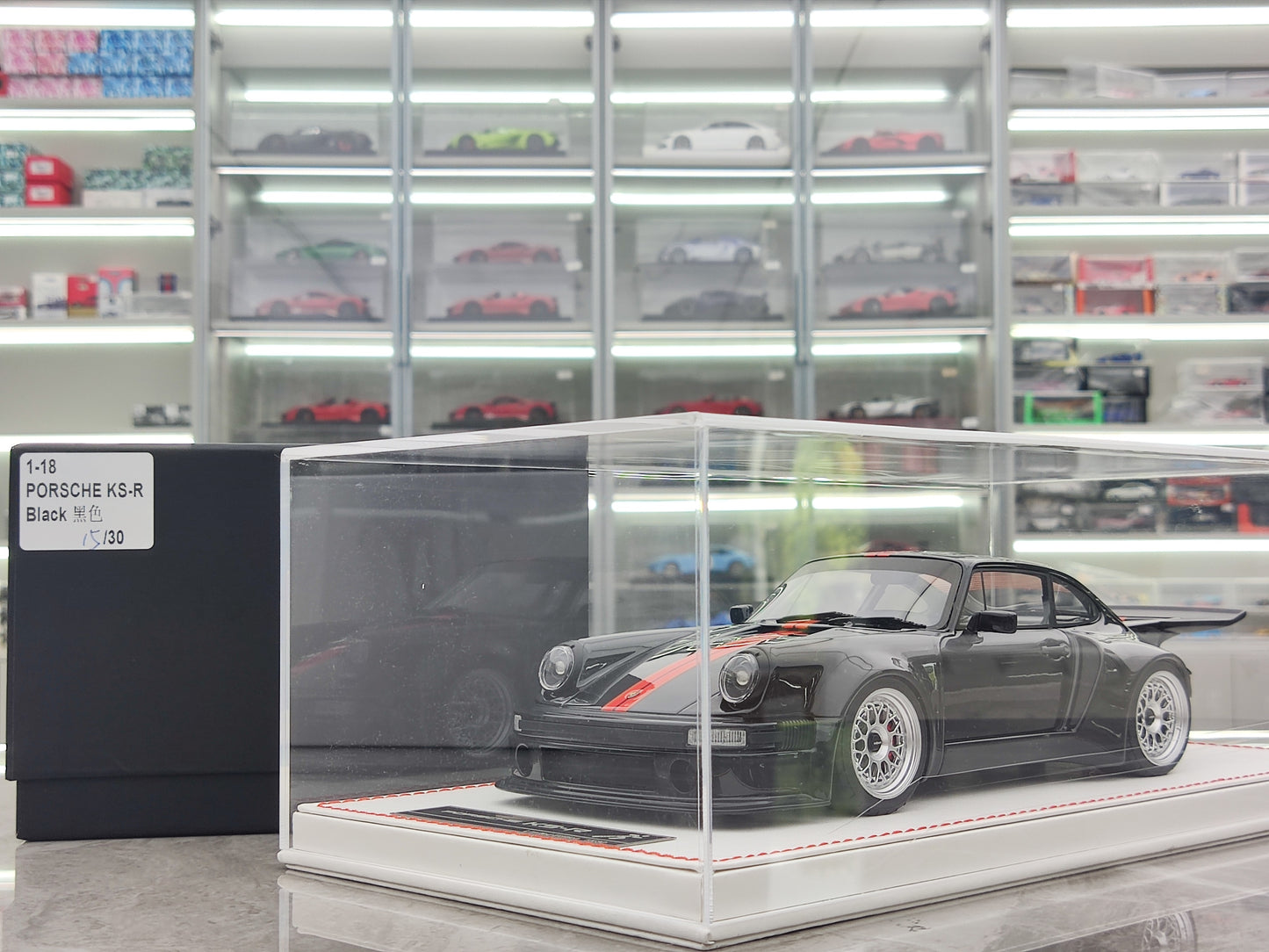 RUNNER 1/18 Porsche KS-R Limited Edition Model Car Ornaments
