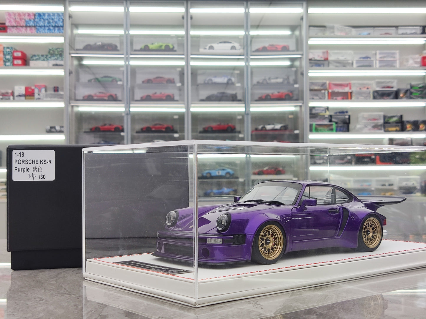 RUNNER 1/18 Porsche KS-R Limited Edition Model Car Ornaments