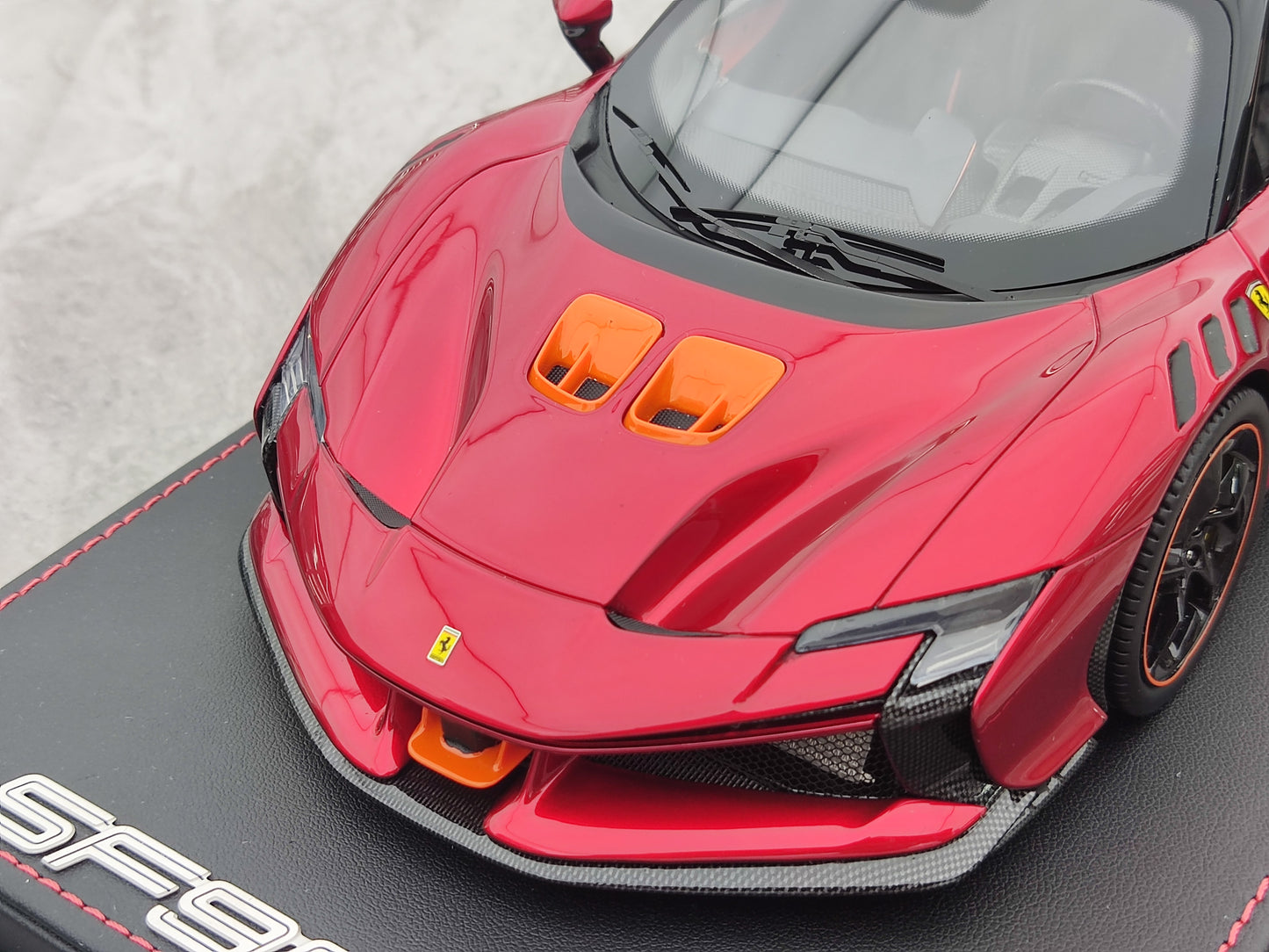 STRADA MODELLO 1/18 Ferrari SF90 XX Metallic Red Car Model STR002