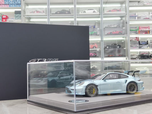 TIMOTHY&PIERRE 1/18 Porsche 911 GT3 RS Sonderwunsch Ice Blue TP185