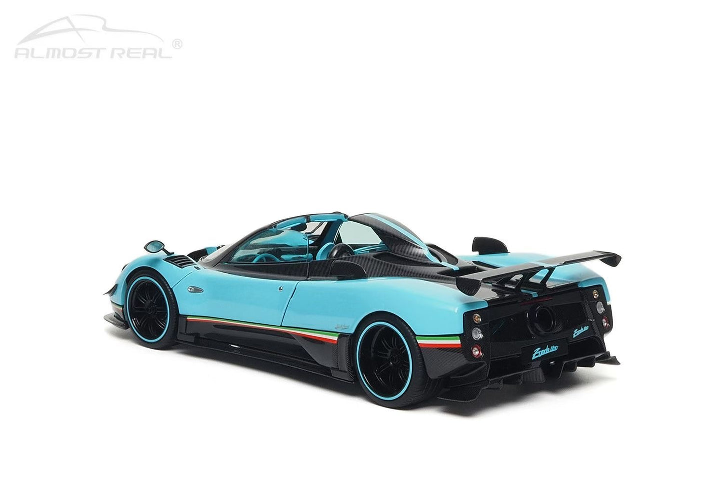 AR+ 1/18 Pagani Zonda Uno Blue All-Opening Alloy Car Model