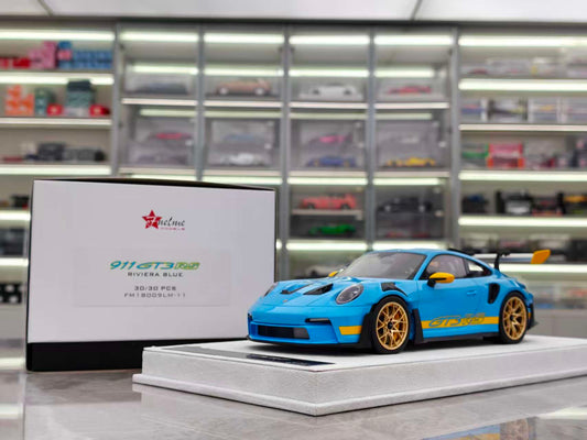 FuelMe 1/18 Porsche 992 GT3RS River Blue FM18009LM-11