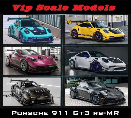 VIP 1/18 Porsche 911 GT3RS - Manthey Racing modified resin model.