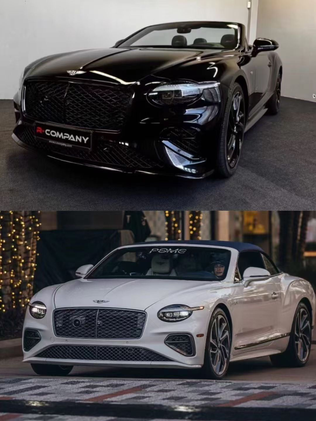 HH Model 1/18 Bentley Continental 2025 GTC Convertible