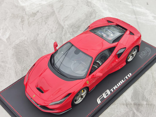 BBR 1/18 Ferrari F8 Standard Red Limited Edition Simulation Model Car P18171A1-25