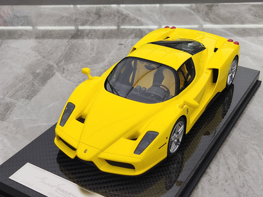 UU 1/18 Ferrari Enzo Yellow Resin Car Model JS-UU006