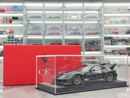 CE 1/18 Ferrari 599 XX EVO #78 Black Resin Model JS-CE016