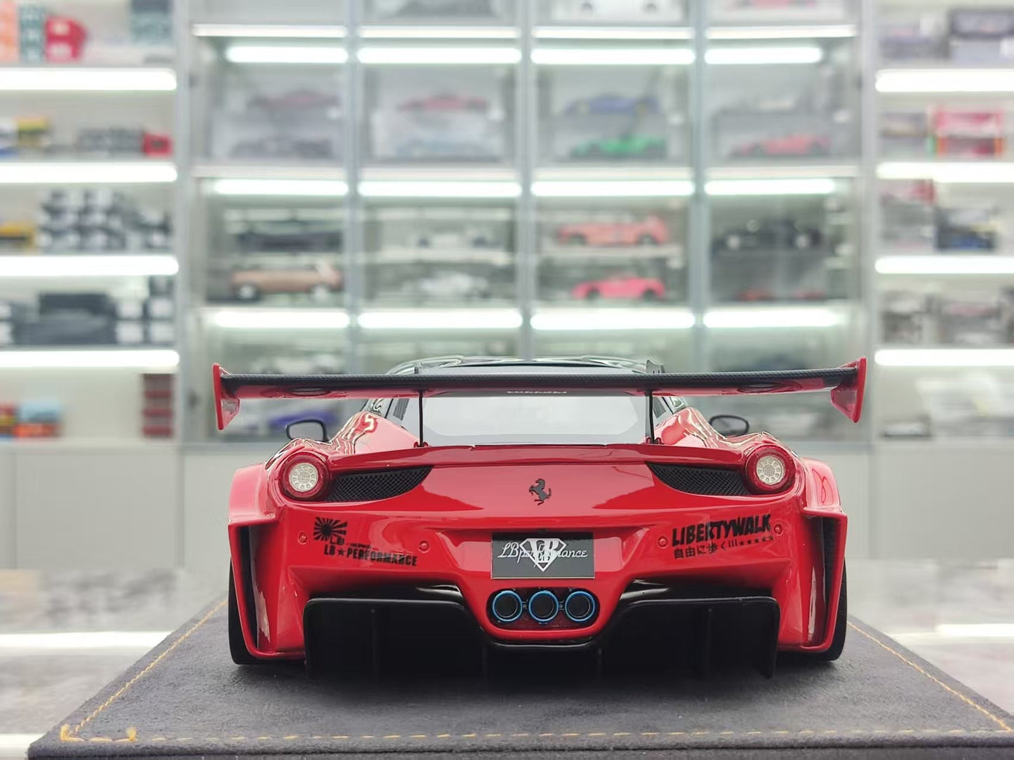 ARES MODEL 1/18 Ferrari 458 Ferrari Red Model Car ARES009