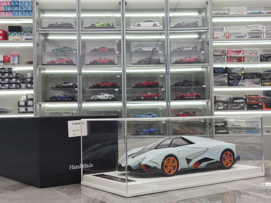 CE 1/18 Lamborghini Egoista Matte Gray Resin Car Model JS-CE003