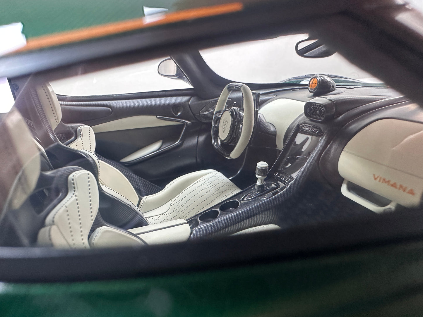 FRONTIART 1/12 Koenigsegg Jesko Carbon Emerald Green (FA190)