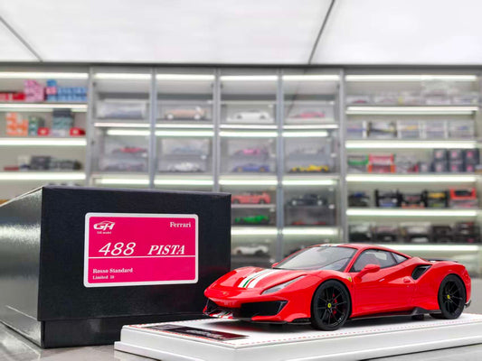 GH MODEL 1/18 Ferrari Novitec 488pista Standard Red GH005
