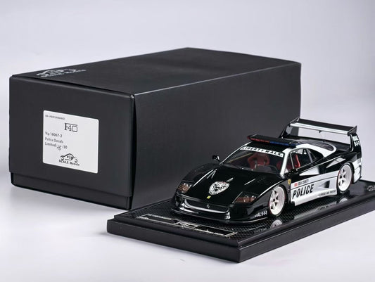 Vip Scale Models 1/18 Ferrari LB-F40 Need for Speed Police Car Painted Resin Model