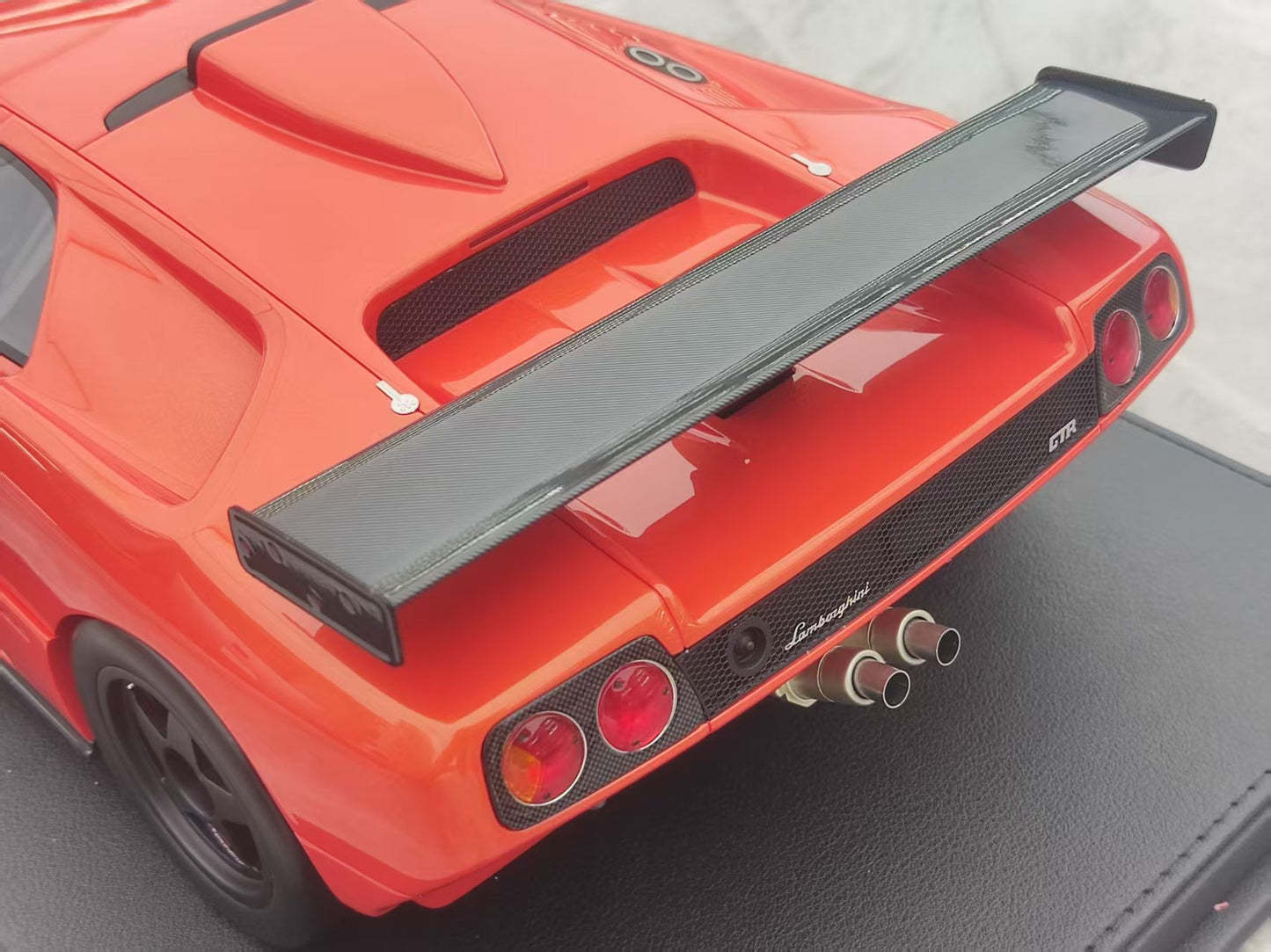 GL 1/12 Lamborghini Diablo GTR Orange Model Car JS-GL001