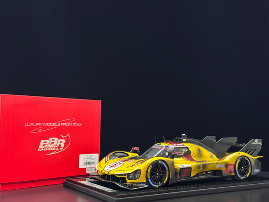 BBR 1/12 Ferrari 499P Le Mans 2025 - Ye Yifei's championship sprint in dirty form - Le Mans #83 - BBR1228Cdirty